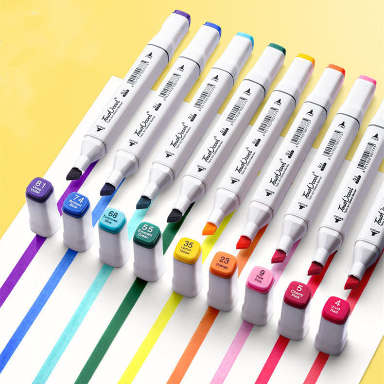 Color Pen Set Box Mark Watercolor Pen Double-headed Watercolor Pen