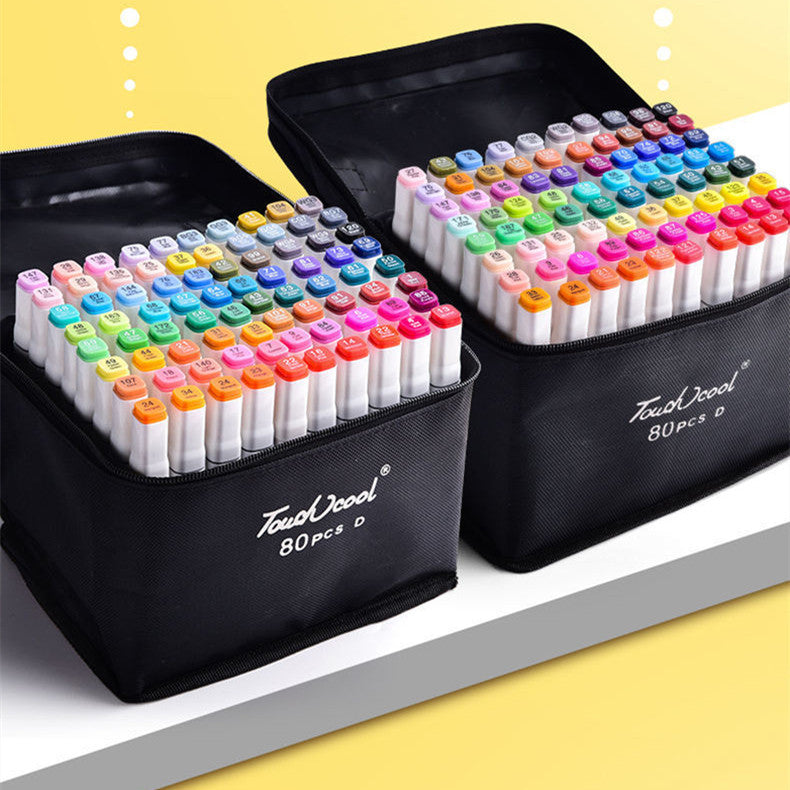 Color Pen Set Box Mark Watercolor Pen Double-headed Watercolor Pen