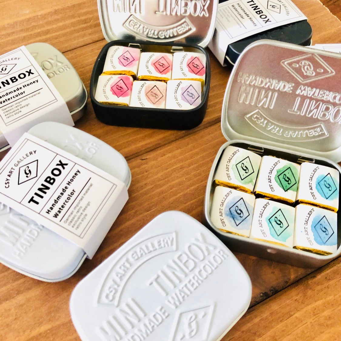 Imported Watercolor Iron Box Packaging Pigment
