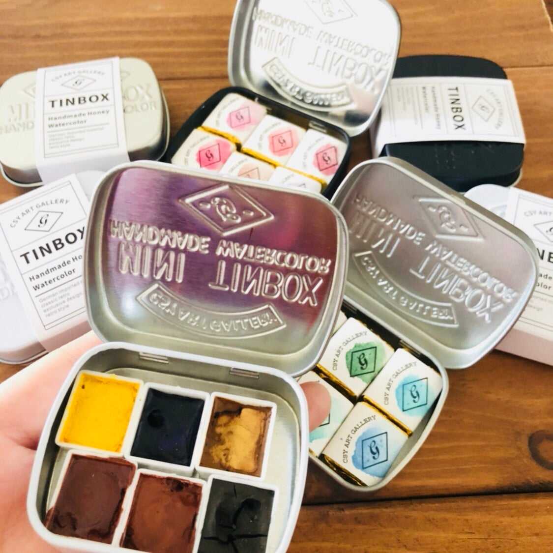 Imported Watercolor Iron Box Packaging Pigment