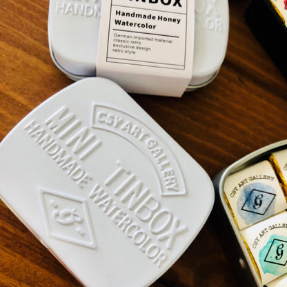 Imported Watercolor Iron Box Packaging Pigment