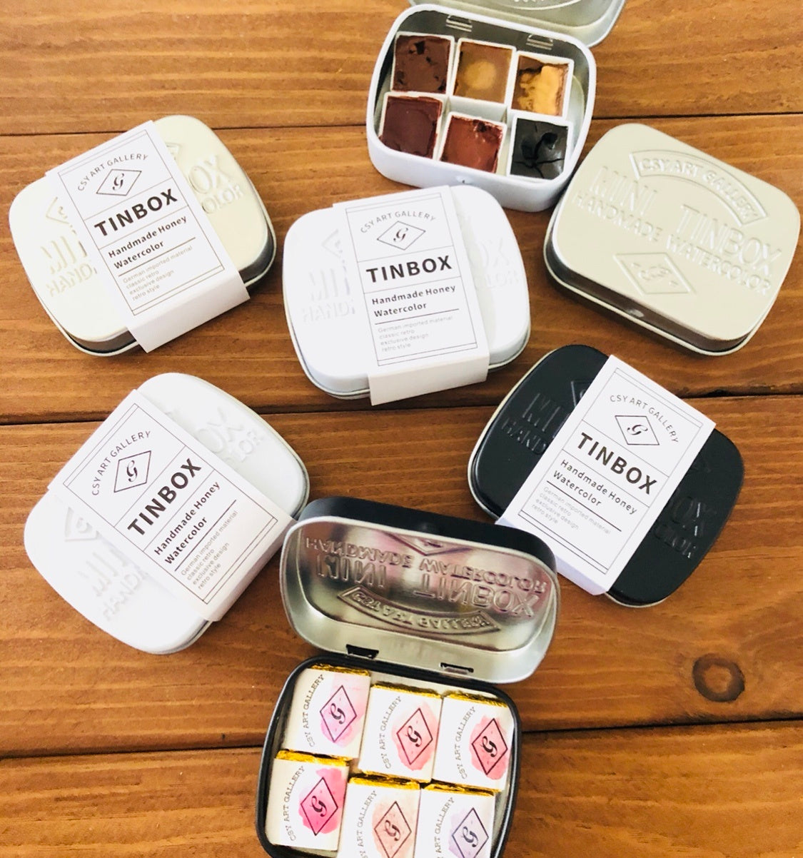 Imported Watercolor Iron Box Packaging Pigment