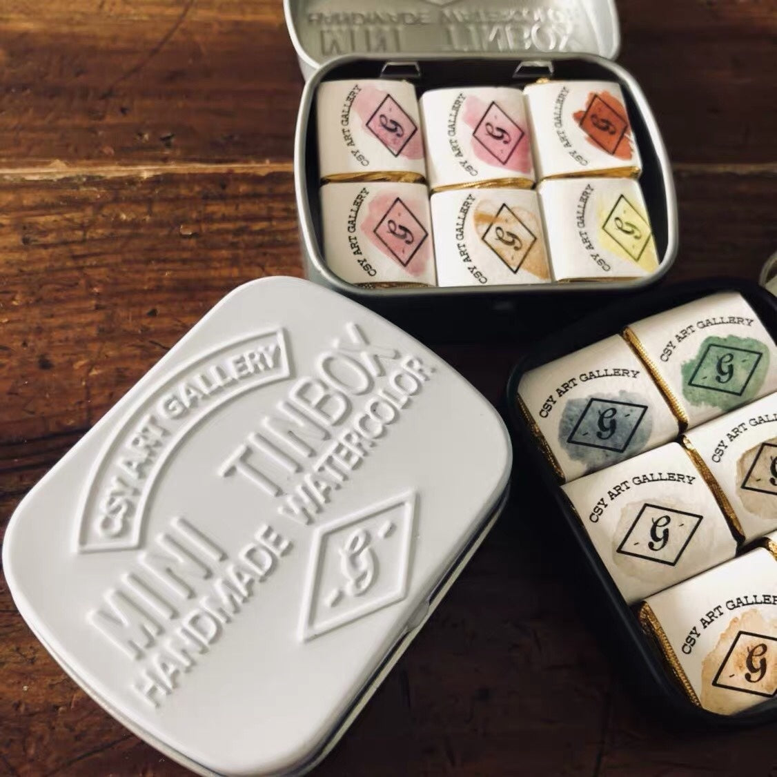 Imported Watercolor Iron Box Packaging Pigment